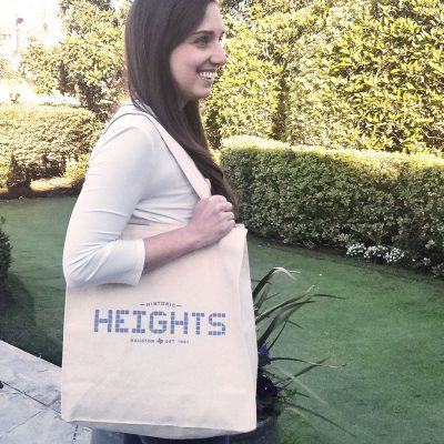 Canvas Tote Heights Tile