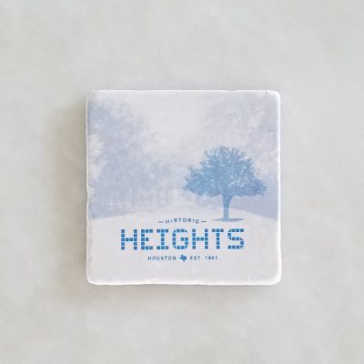 Houston Heights Tile - Street Marble Coaster