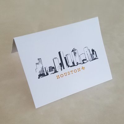Note Card - Houston Skyline