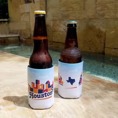 Houston Skyline Patchwork Hugger