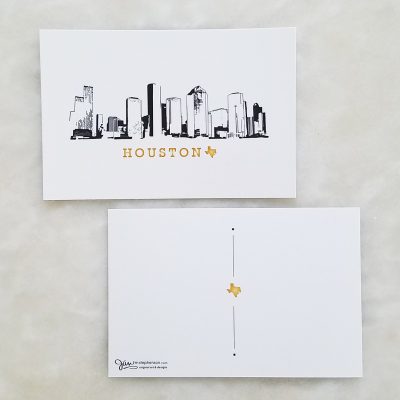 Postcard - Houston Skyline